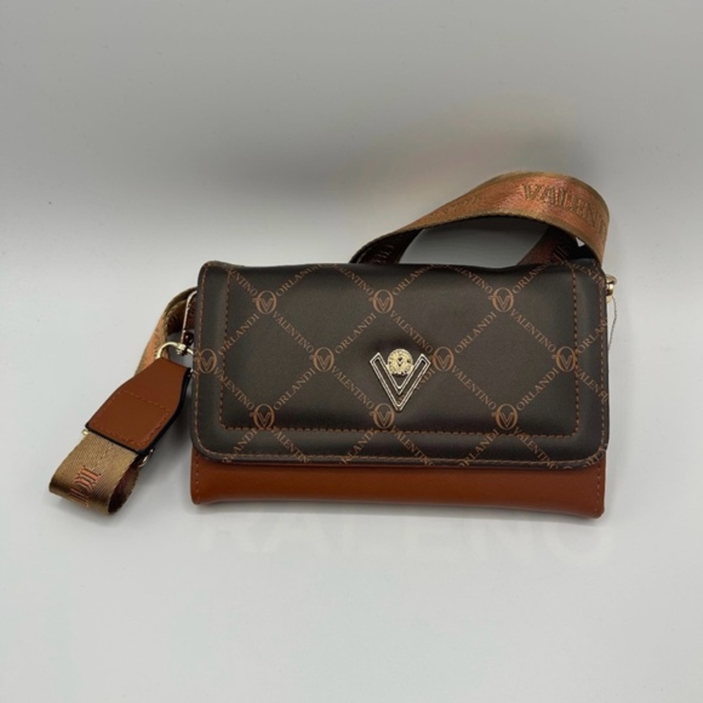 Valentino Orlandi Brown Crossbody Bag